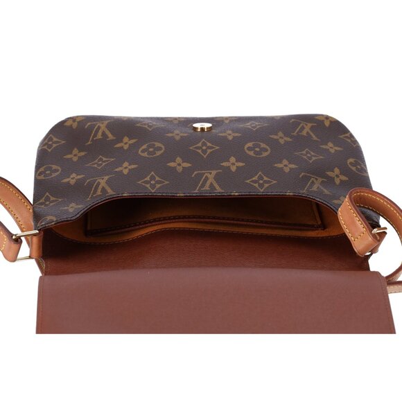 Louis Vuitton Brown Monogram Musette Tango Shoulder Bag Crossbody M51257 - Picture 9 of 12